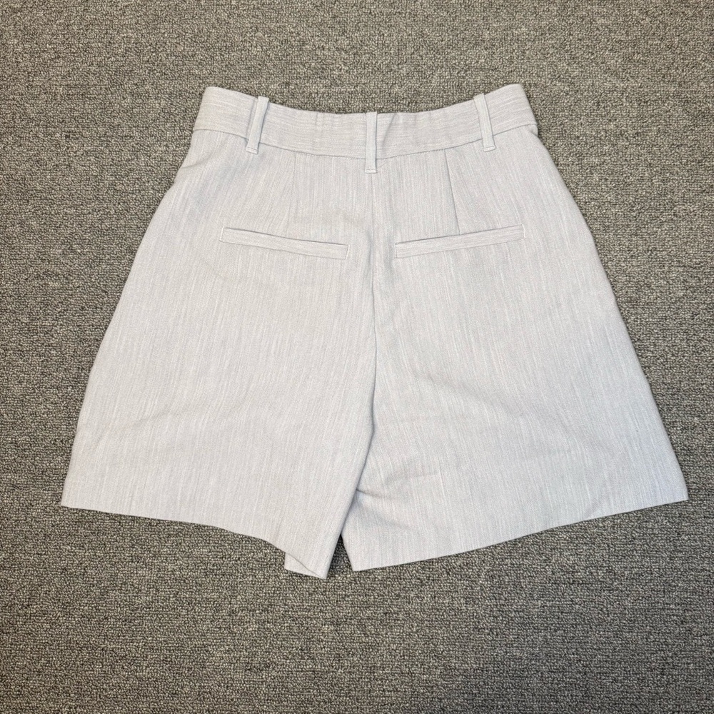 Abercrombie & Fitch Sloane Tailored Shorts Size XS Gray Pleated Euro Trip Travel - Picture 8 of 8